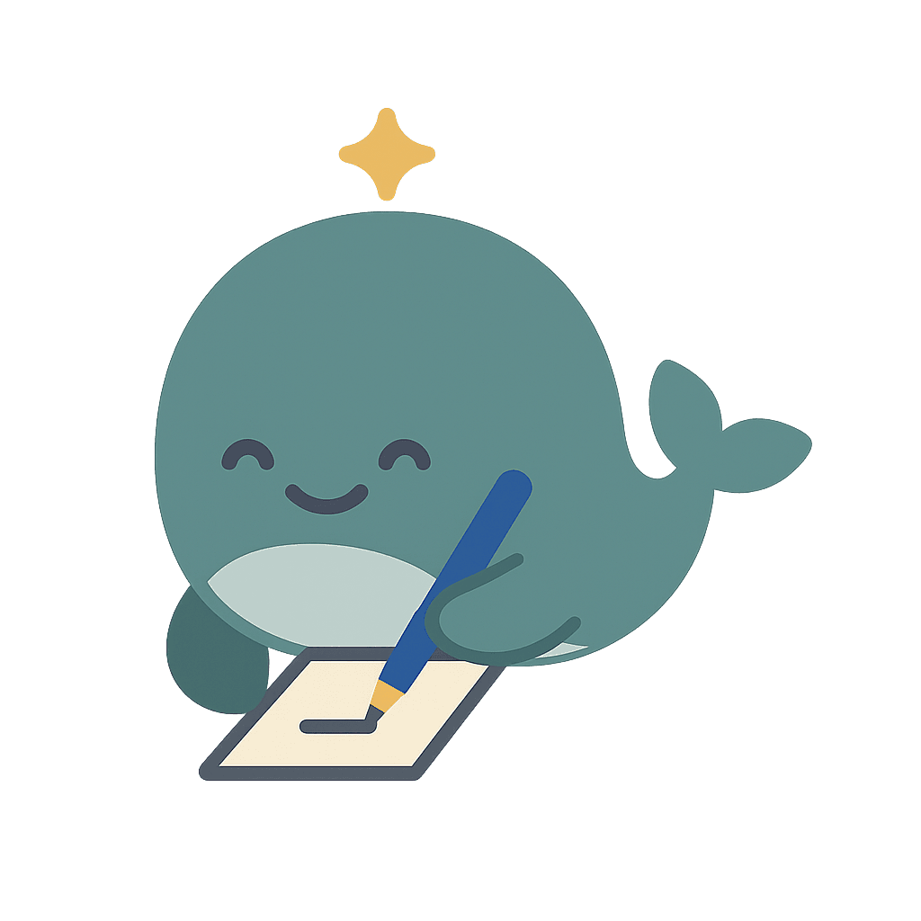 Learner studying with AI support